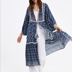 Zara printed kimono